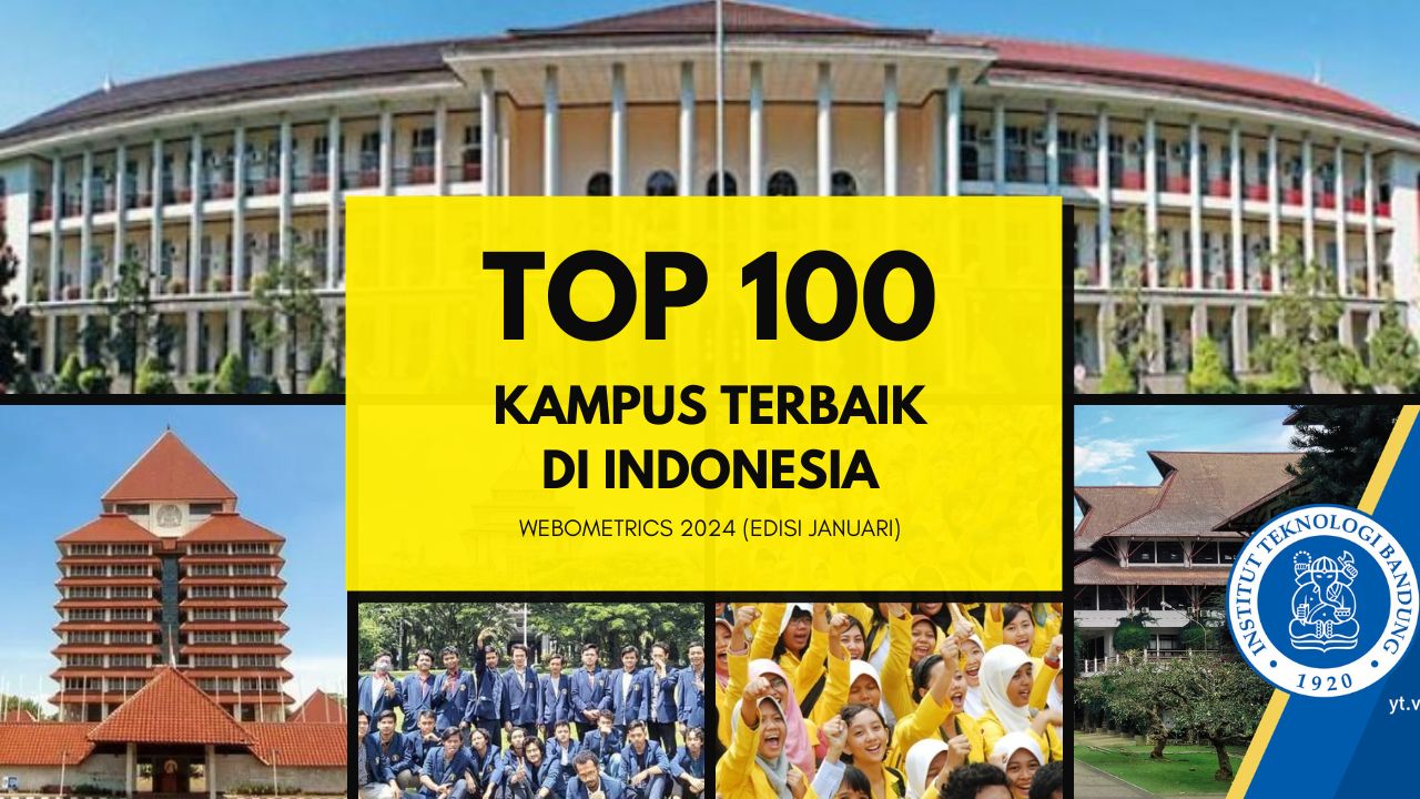 daftar 100 kampus terbaik di indonesia